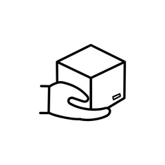 package in delivery icon, eps icon vector illustration