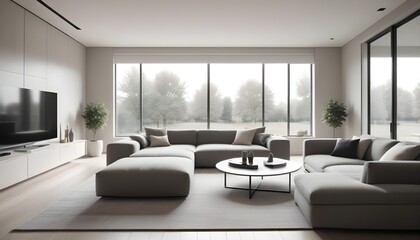 white and gold theme modern interior
