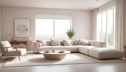 white and gold theme modern interior