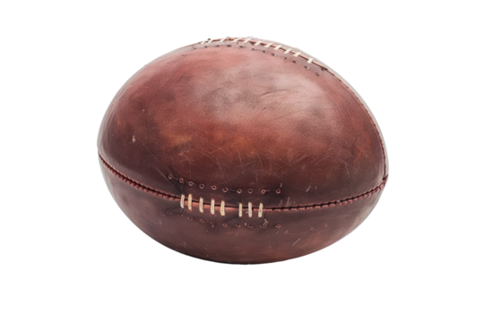 Traditional Leather Rugby Ball