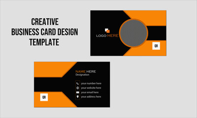 Modern Minimal Unique Creative Business Card Template