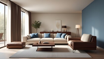 white and gold theme modern interior