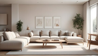 white and gold theme modern interior