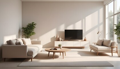 white and gold theme modern interior
