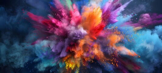 Unlike anything seen before the quantum color fluctuations create mind-blowing abstract explosions
