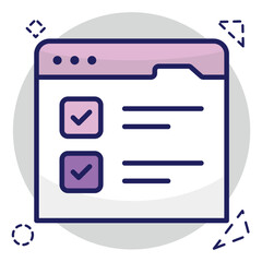 Premium download icon of checklist 