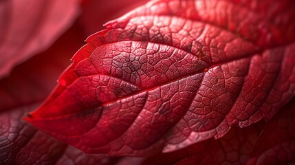 Fototapeta premium Leaf veins in the style of Nikon D850, macro photography, 32k UHD, National Geographic photo, high detailed, focus stacking