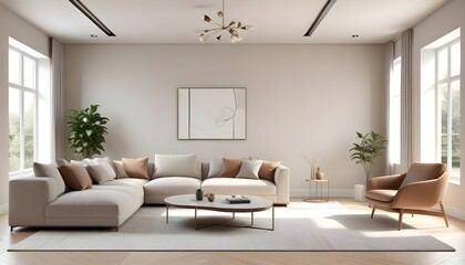 white and gold theme modern interior