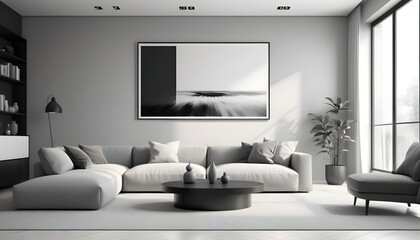 white and gold theme modern interior
