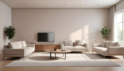 Fototapeta premium white and gold theme modern interior