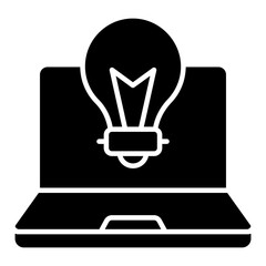 Trendy design icon of online idea 