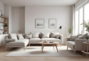 white and gold theme modern interior