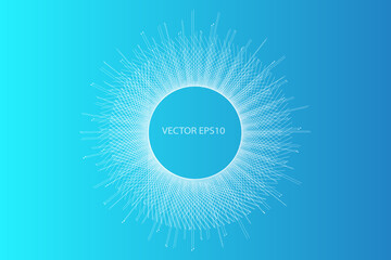 abstract background with rays