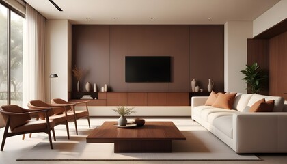 white and gold theme modern interior