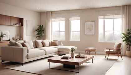 white and gold theme modern interior