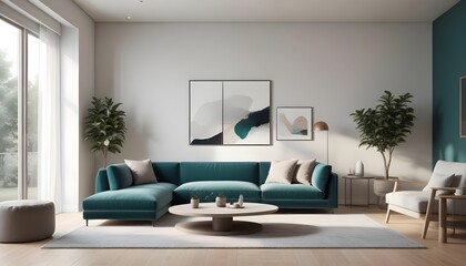 white and gold theme modern interior