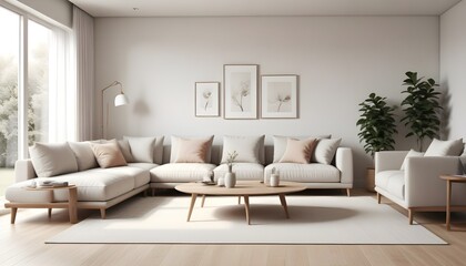 white and gold theme modern interior