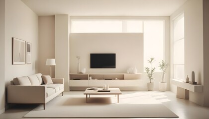 white and gold theme modern interior