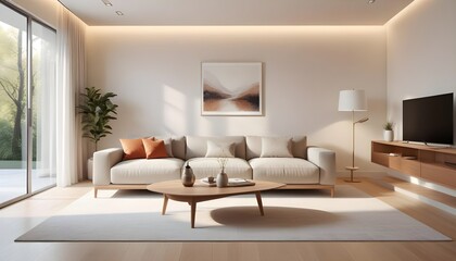 white and gold theme modern interior