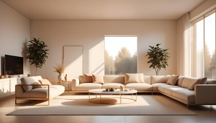 white and gold theme modern interior