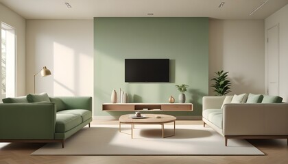 white and gold theme modern interior