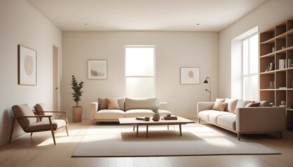 white and gold theme modern interior