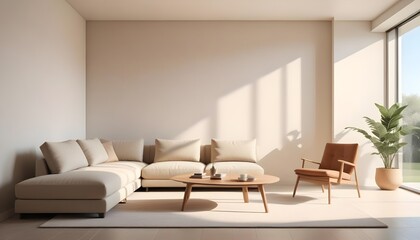 white and gold theme modern interior