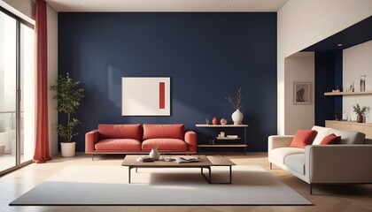 white and gold theme modern interior