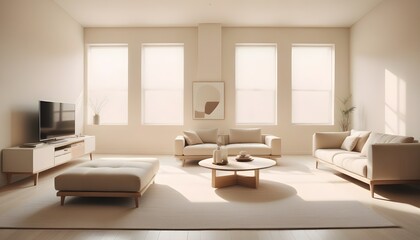 white and gold theme modern interior