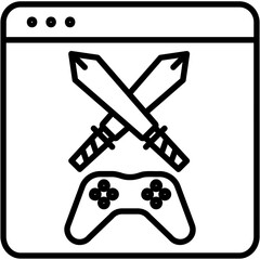 E-Sport Streaming Icon