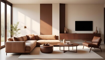 white and gold theme modern interior