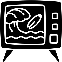 Surfing Streaming Icon