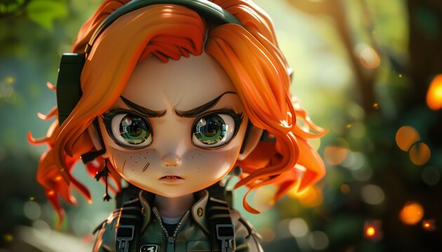 A daring protagonist in the anime genre, who is both adorable and perilous