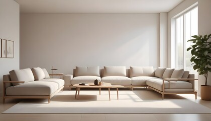 Fototapeta premium white and gold theme modern interior