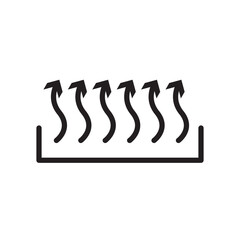 Heat Icon for Temperature Indicators, Cooking Settings, and Thermal Warnings Illustrations