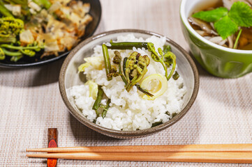 山菜おこわ