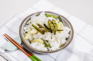 山菜おこわ