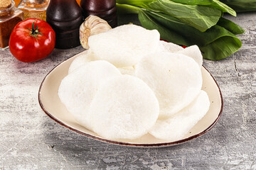 Viietnamese crab chips for snack