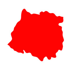 del Maule vector map