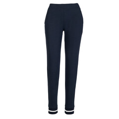 Navy Blue Womens Sweatpants, Isolated.