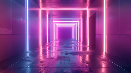 Neon Dreamscape Closeup, Realistic Photography, Minimal Aesthetic