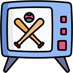 Baseball Streaming Icon