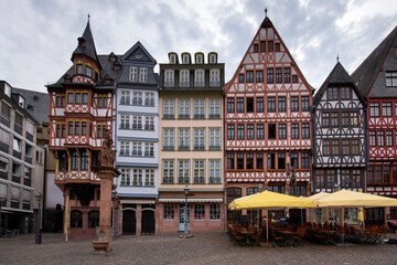 Romerberg, old town square, Frankfurt, Germany