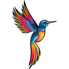 Flying Hummingbird  