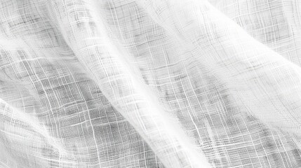 Obraz premium seamless subtle white linen textile background texture abstract cloth fabric grayscale displacement overlay digital art