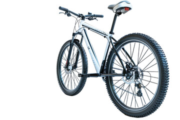 Fototapeta premium Exploring Trails on a Mountain Bike