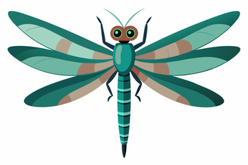 Dragonfly vector artwork and illustration svg file