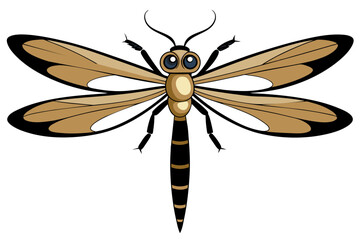 Dragonfly vector artwork and illustration svg file