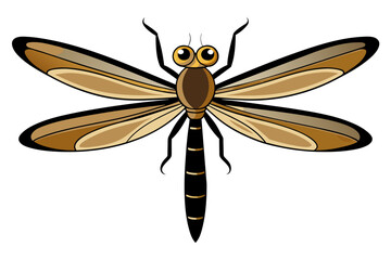 Dragonfly vector artwork and illustration svg file
