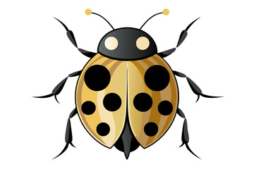 Ladybug  vector artwork and illustration svg file